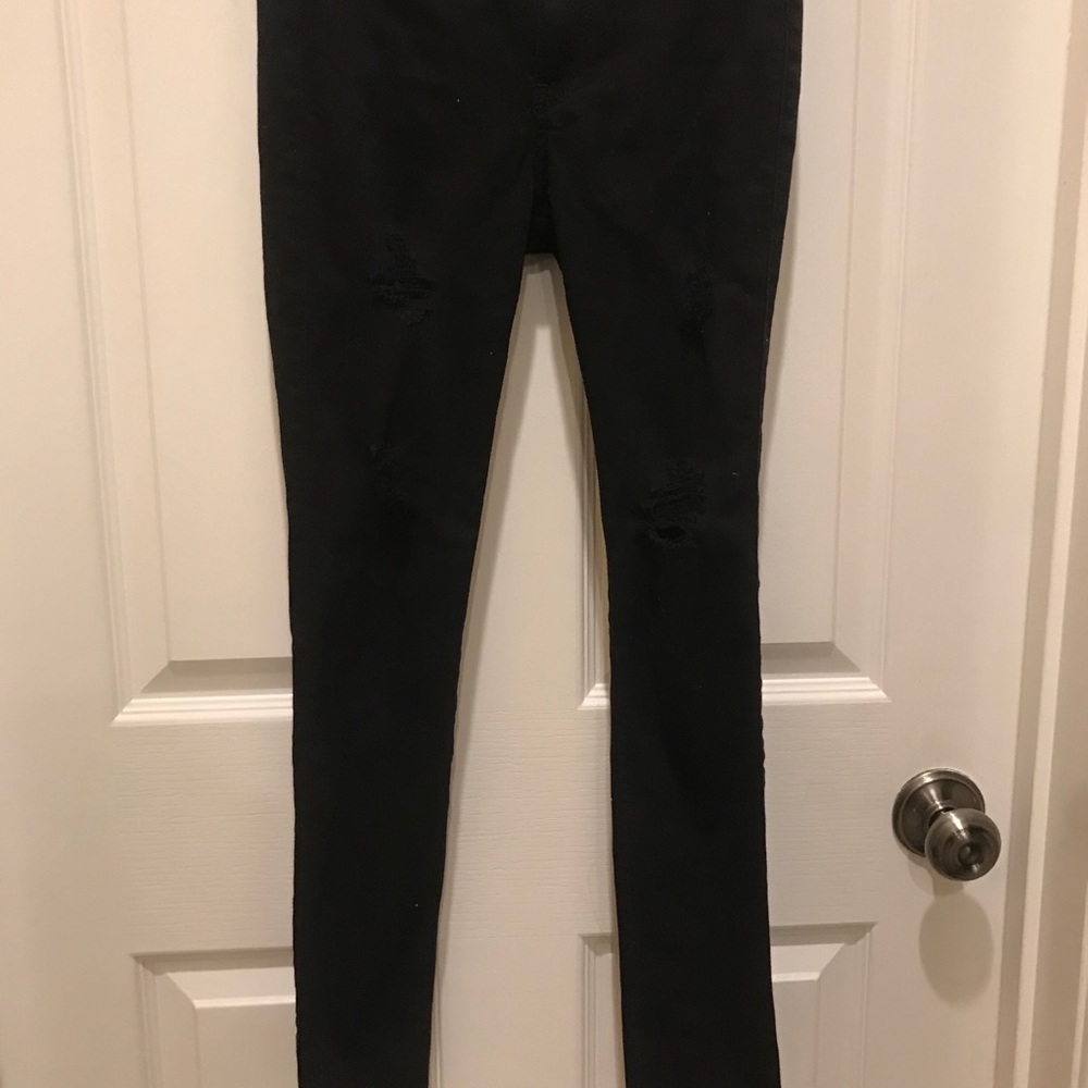 True Black Jeans from hollister with rips